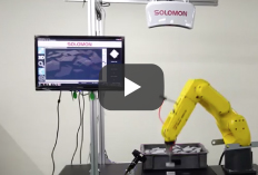 協働ロボット用 3DビジョンのSOLOMON（ソロモン）｜機械＆金属 ビン内の2つの異なる製品のビンピッキング