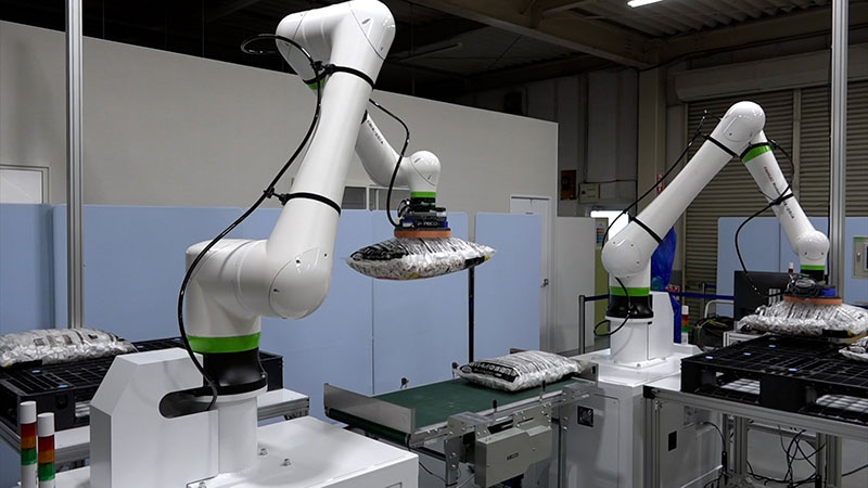 ロボットパレタイズ/デパレタイズシステム展示機　第26回関西機械要素技術展