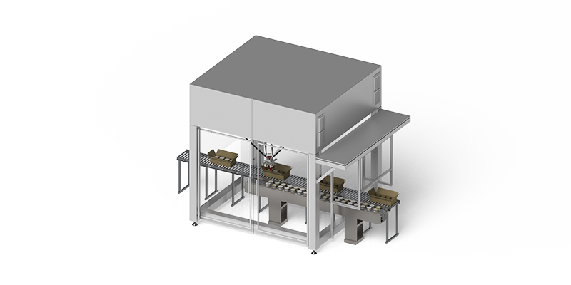 カップアイスの段ボール詰め3